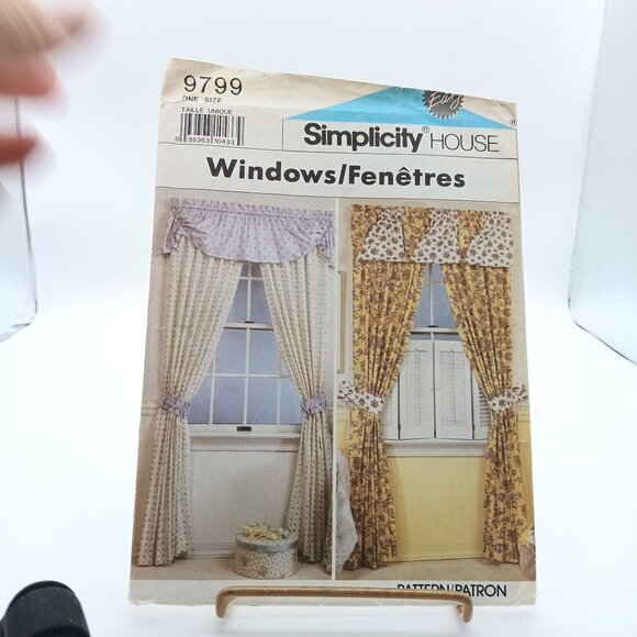 Simplicity House 9799 Vintage Curtain Sewing Pattern - Picture 1 of 2